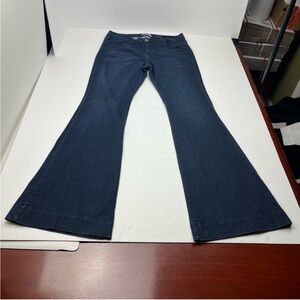 Judy Blue Flare Womens Size 1XL 30 Waist Denim Blue Jean‎ Dark Wash Style# 8351